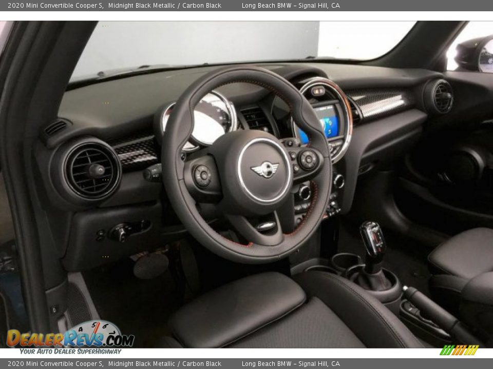 2020 Mini Convertible Cooper S Midnight Black Metallic / Carbon Black Photo #4
