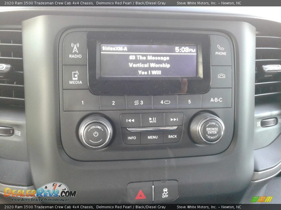 Controls of 2020 Ram 3500 Tradesman Crew Cab 4x4 Chassis Photo #21