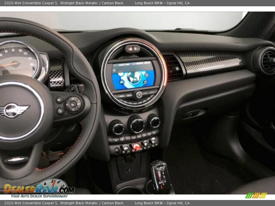 2020 Mini Convertible Cooper S Midnight Black Metallic / Carbon Black Photo #5