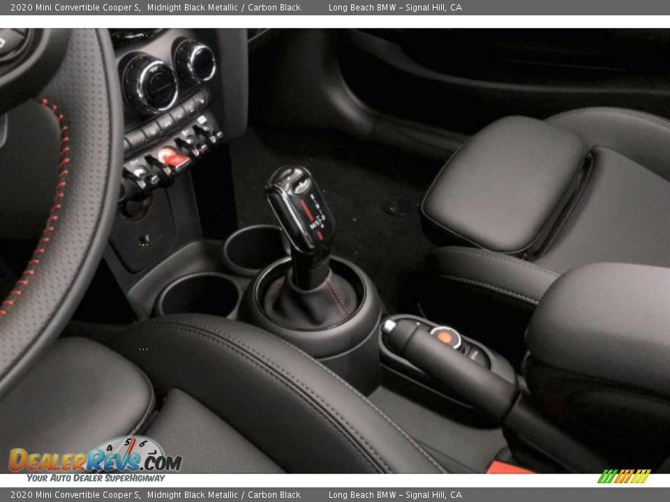 2020 Mini Convertible Cooper S Midnight Black Metallic / Carbon Black Photo #6