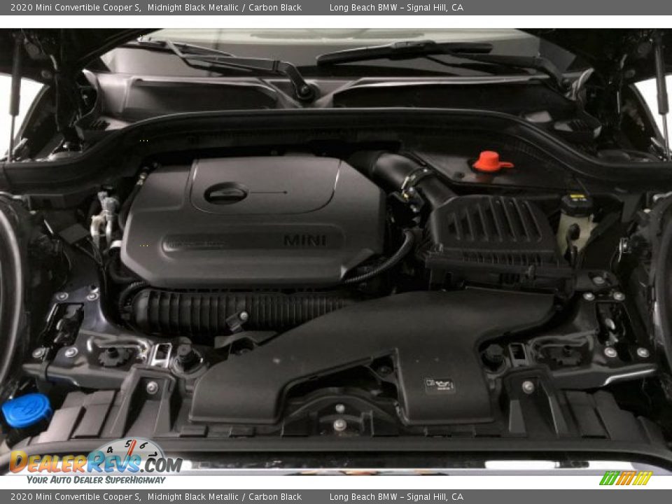2020 Mini Convertible Cooper S Midnight Black Metallic / Carbon Black Photo #8