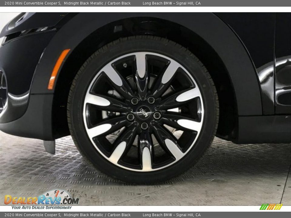 2020 Mini Convertible Cooper S Midnight Black Metallic / Carbon Black Photo #9