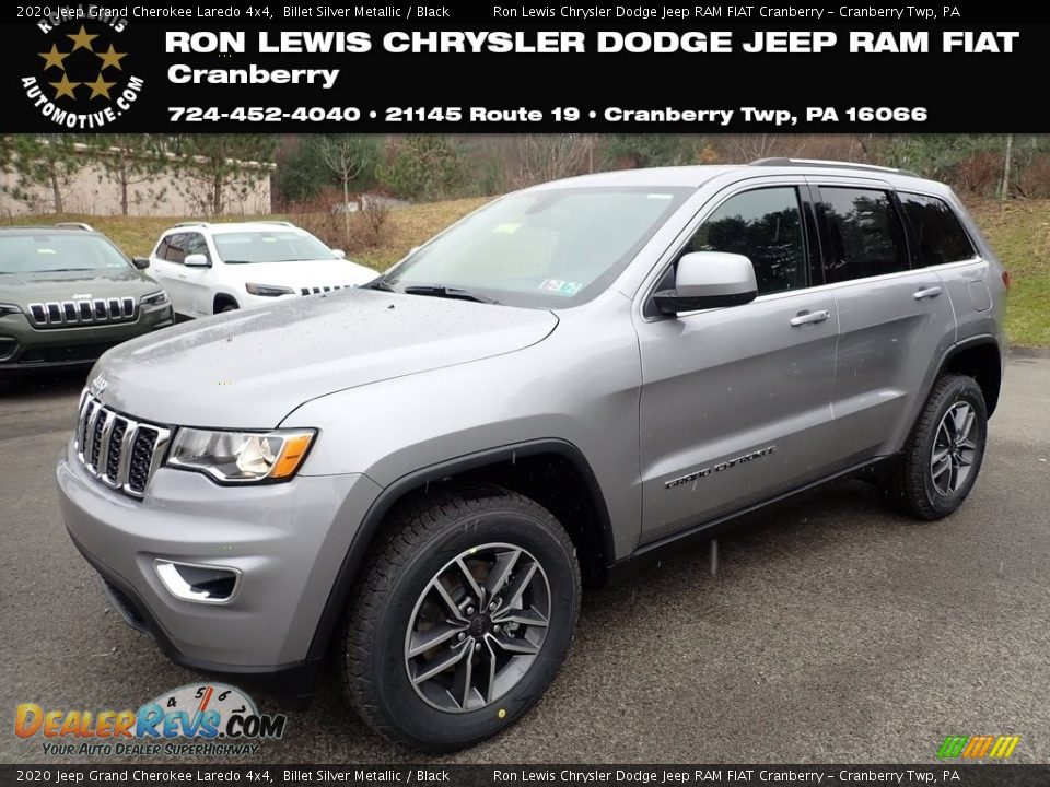 2020 Jeep Grand Cherokee Laredo 4x4 Billet Silver Metallic / Black Photo #1
