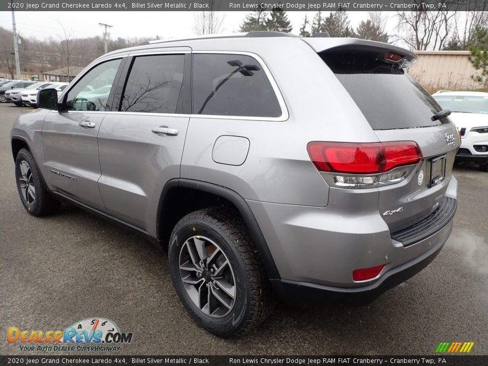 2020 Jeep Grand Cherokee Laredo 4x4 Billet Silver Metallic / Black Photo #3