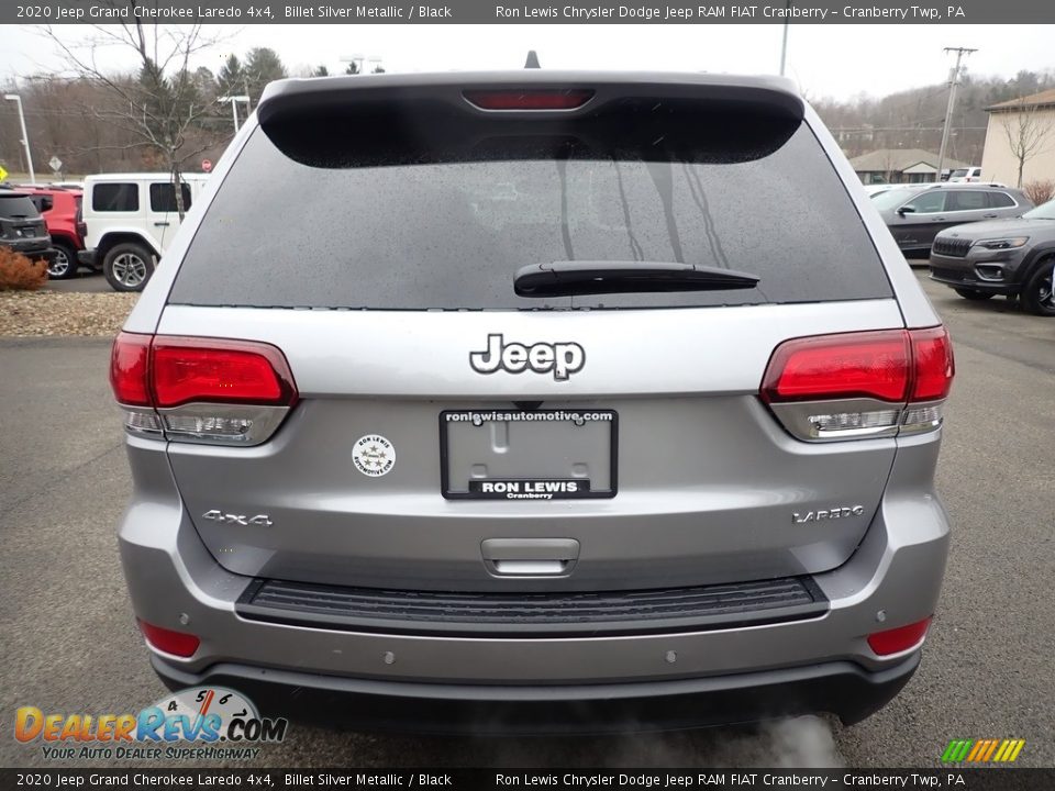 2020 Jeep Grand Cherokee Laredo 4x4 Billet Silver Metallic / Black Photo #4
