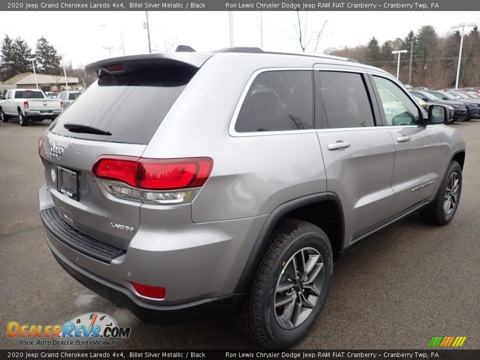 2020 Jeep Grand Cherokee Laredo 4x4 Billet Silver Metallic / Black Photo #5