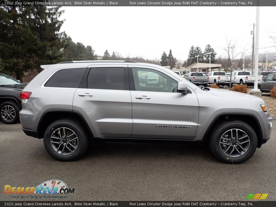 2020 Jeep Grand Cherokee Laredo 4x4 Billet Silver Metallic / Black Photo #6