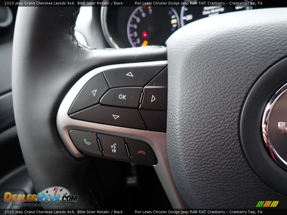 2020 Jeep Grand Cherokee Laredo 4x4 Billet Silver Metallic / Black Photo #20