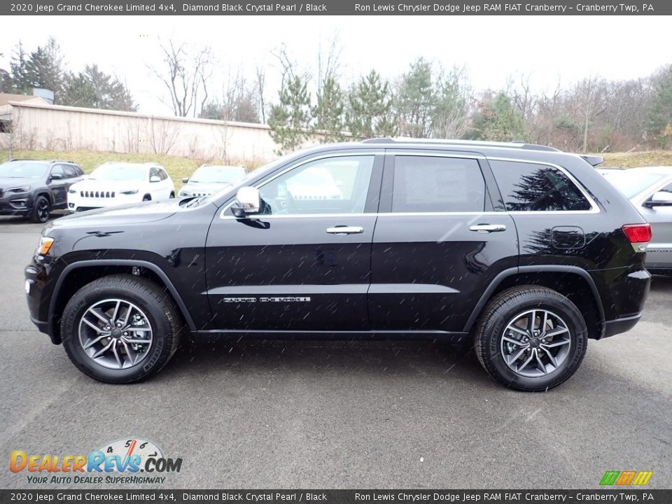 2020 Jeep Grand Cherokee Limited 4x4 Diamond Black Crystal Pearl / Black Photo #2