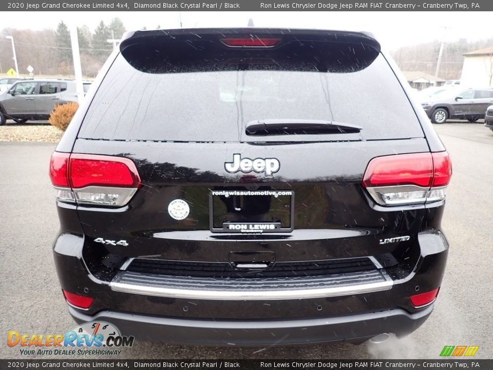 2020 Jeep Grand Cherokee Limited 4x4 Diamond Black Crystal Pearl / Black Photo #4