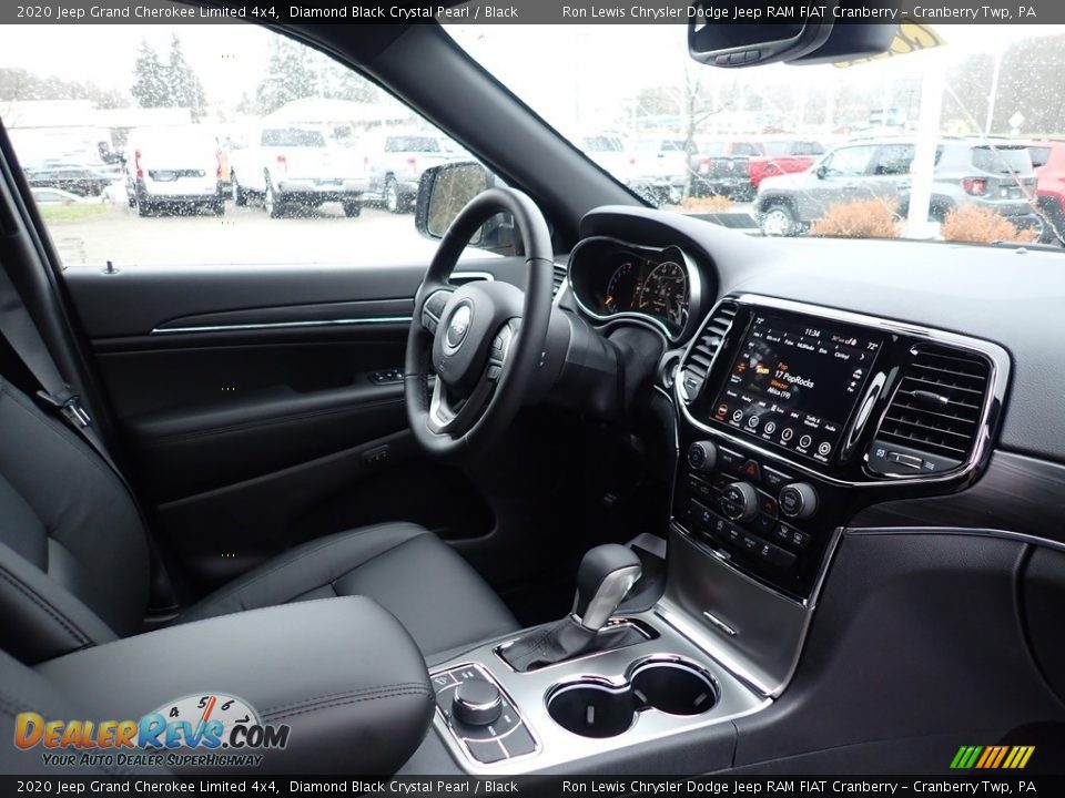 2020 Jeep Grand Cherokee Limited 4x4 Diamond Black Crystal Pearl / Black Photo #10