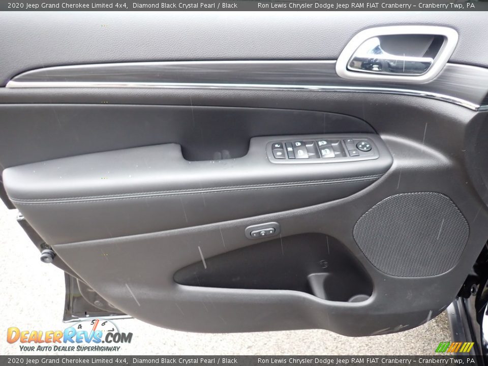 2020 Jeep Grand Cherokee Limited 4x4 Diamond Black Crystal Pearl / Black Photo #13