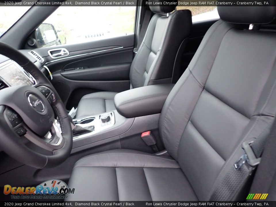 2020 Jeep Grand Cherokee Limited 4x4 Diamond Black Crystal Pearl / Black Photo #15