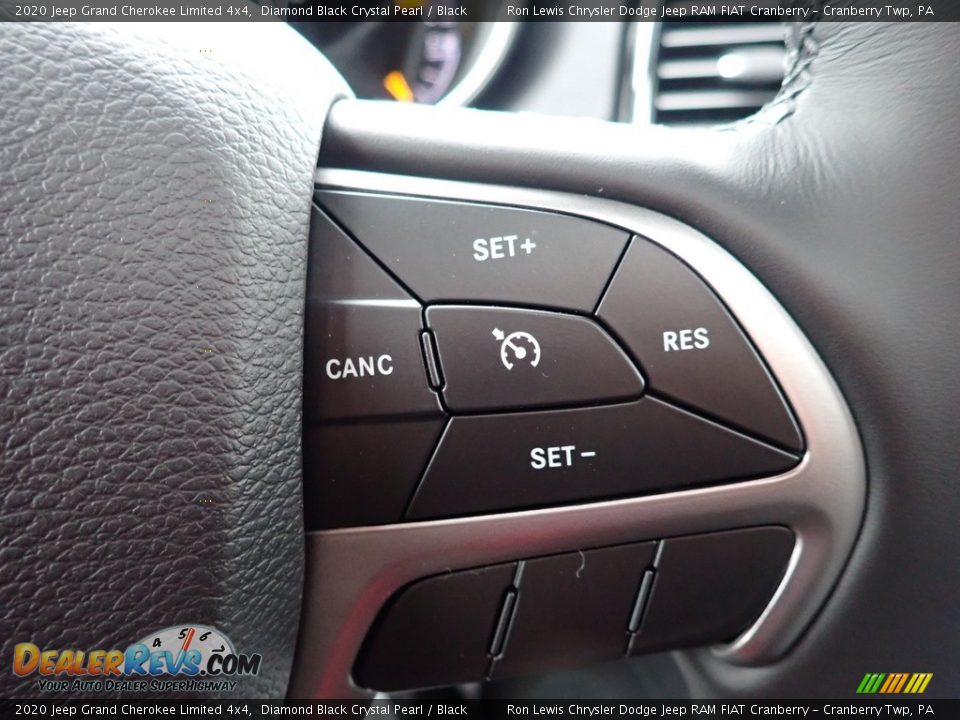 2020 Jeep Grand Cherokee Limited 4x4 Diamond Black Crystal Pearl / Black Photo #18