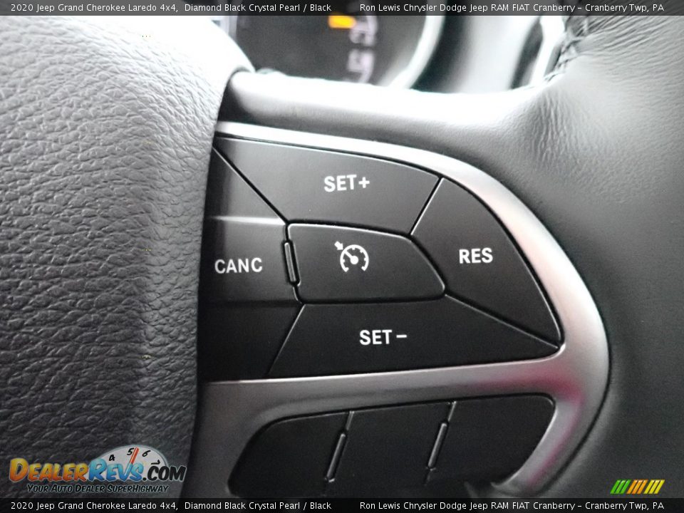 2020 Jeep Grand Cherokee Laredo 4x4 Diamond Black Crystal Pearl / Black Photo #19