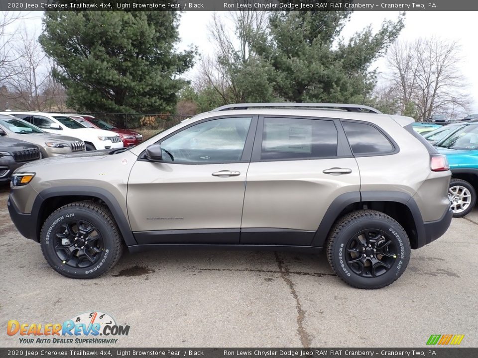 Light Brownstone Pearl 2020 Jeep Cherokee Trailhawk 4x4 Photo #2