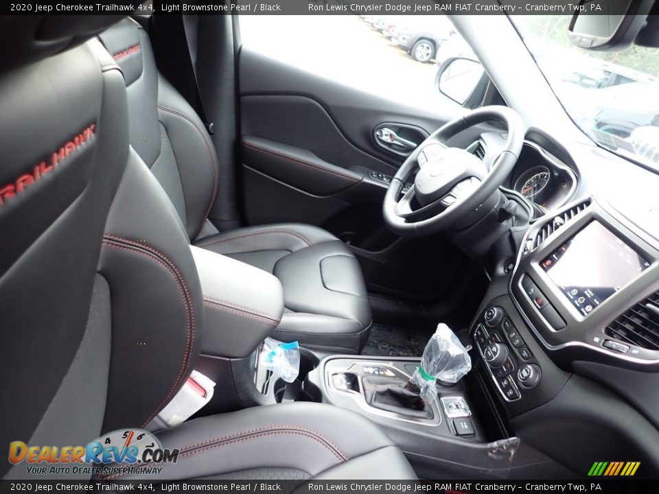 2020 Jeep Cherokee Trailhawk 4x4 Light Brownstone Pearl / Black Photo #10