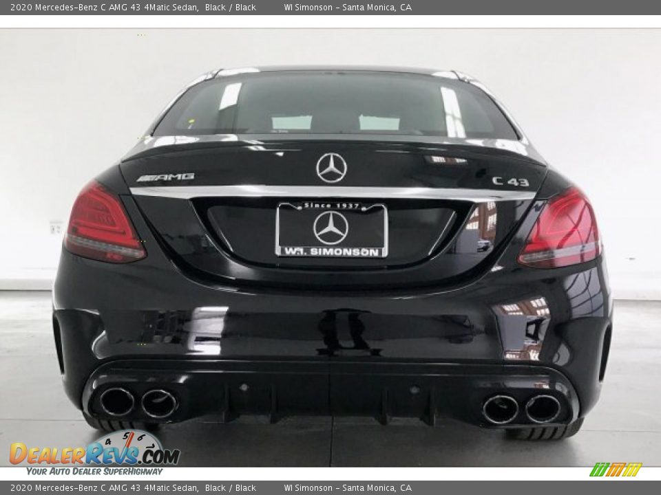2020 Mercedes-Benz C AMG 43 4Matic Sedan Black / Black Photo #3