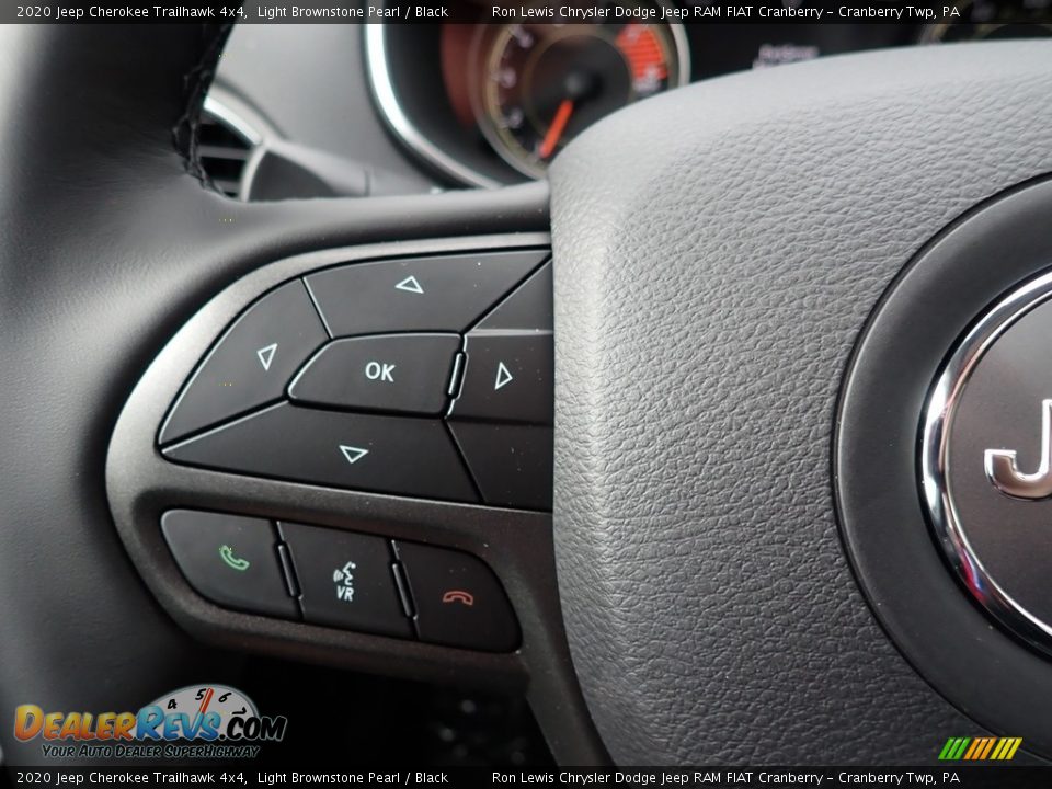 2020 Jeep Cherokee Trailhawk 4x4 Steering Wheel Photo #19