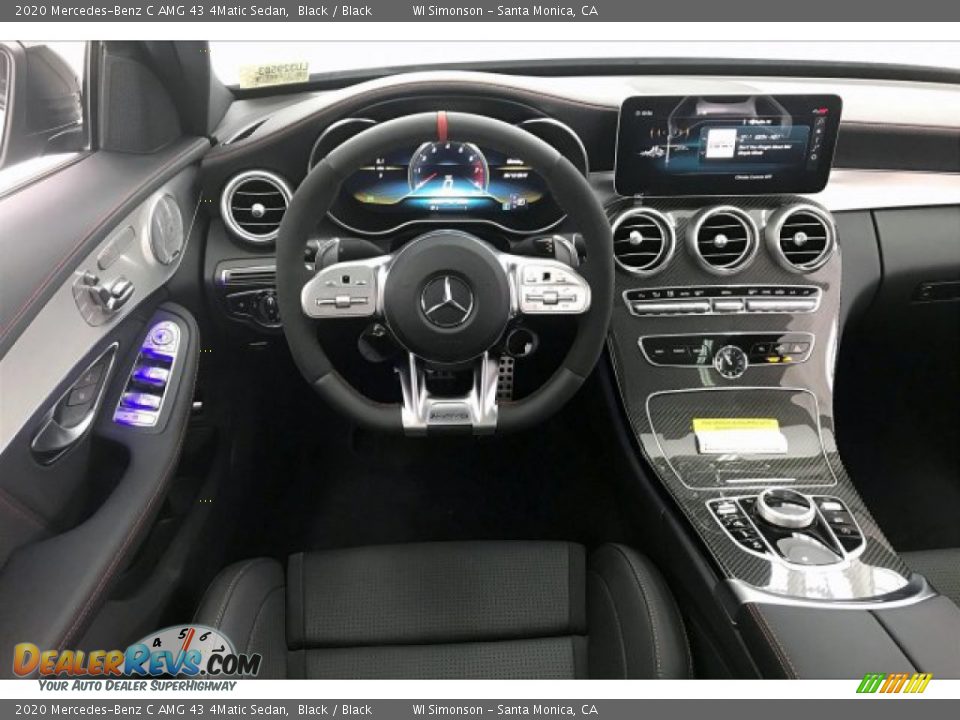 2020 Mercedes-Benz C AMG 43 4Matic Sedan Black / Black Photo #4