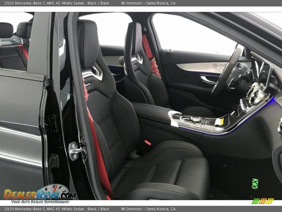 2020 Mercedes-Benz C AMG 43 4Matic Sedan Black / Black Photo #6