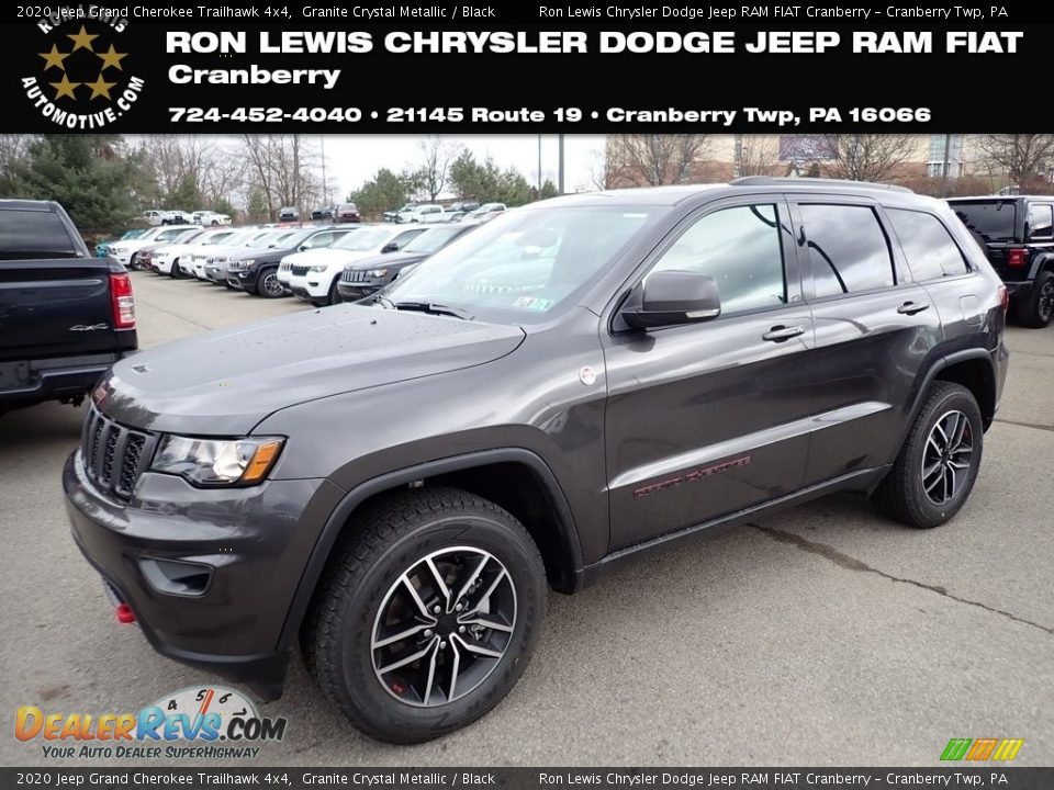 2020 Jeep Grand Cherokee Trailhawk 4x4 Granite Crystal Metallic / Black Photo #1