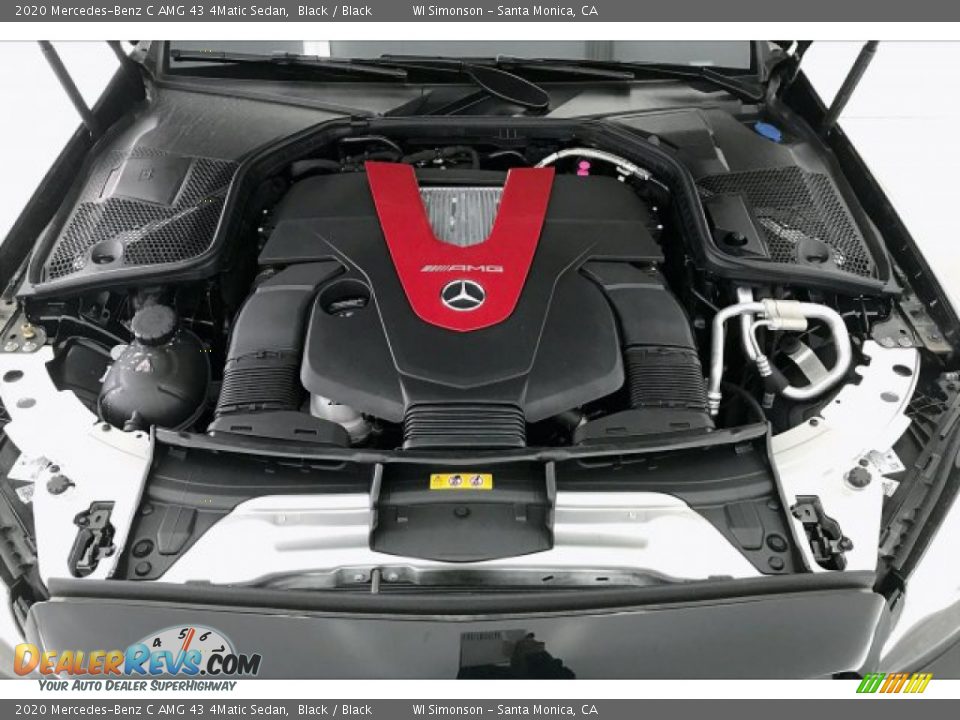 2020 Mercedes-Benz C AMG 43 4Matic Sedan Black / Black Photo #9