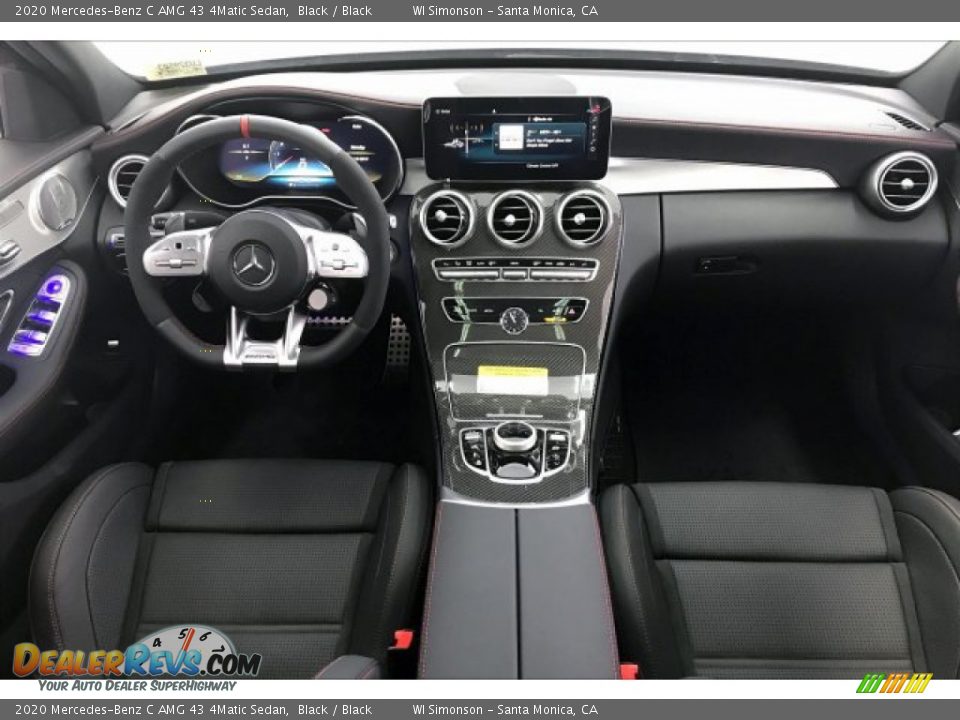 Dashboard of 2020 Mercedes-Benz C AMG 43 4Matic Sedan Photo #17