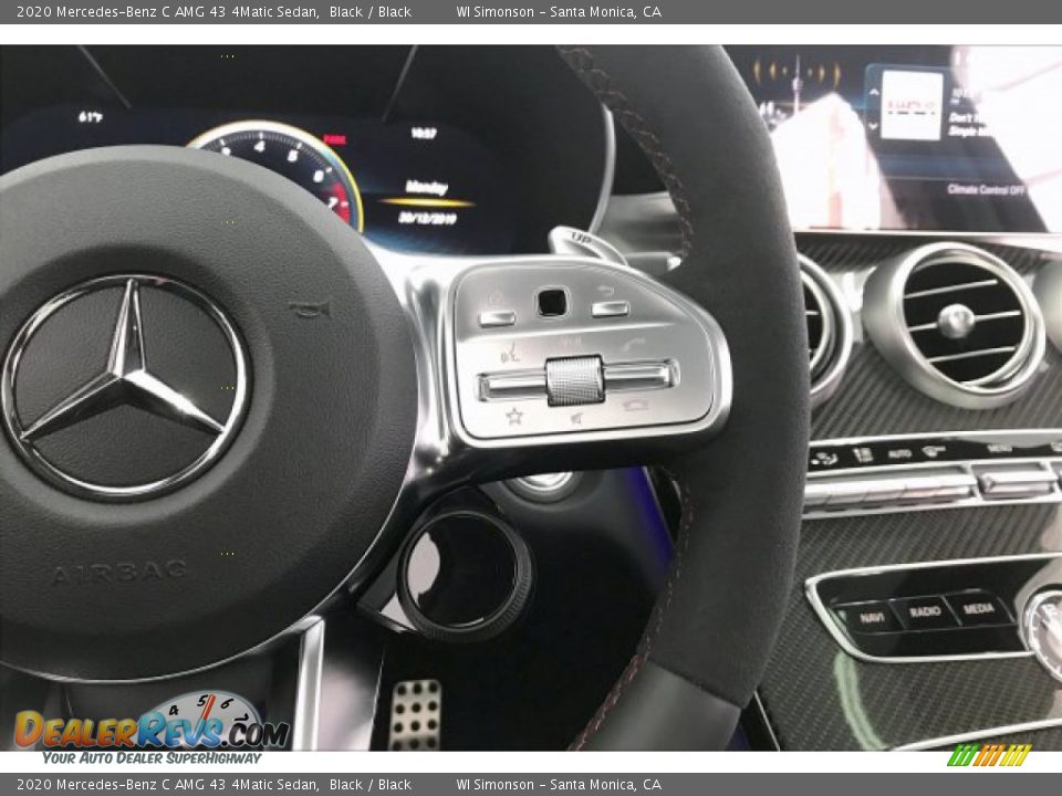 2020 Mercedes-Benz C AMG 43 4Matic Sedan Steering Wheel Photo #19