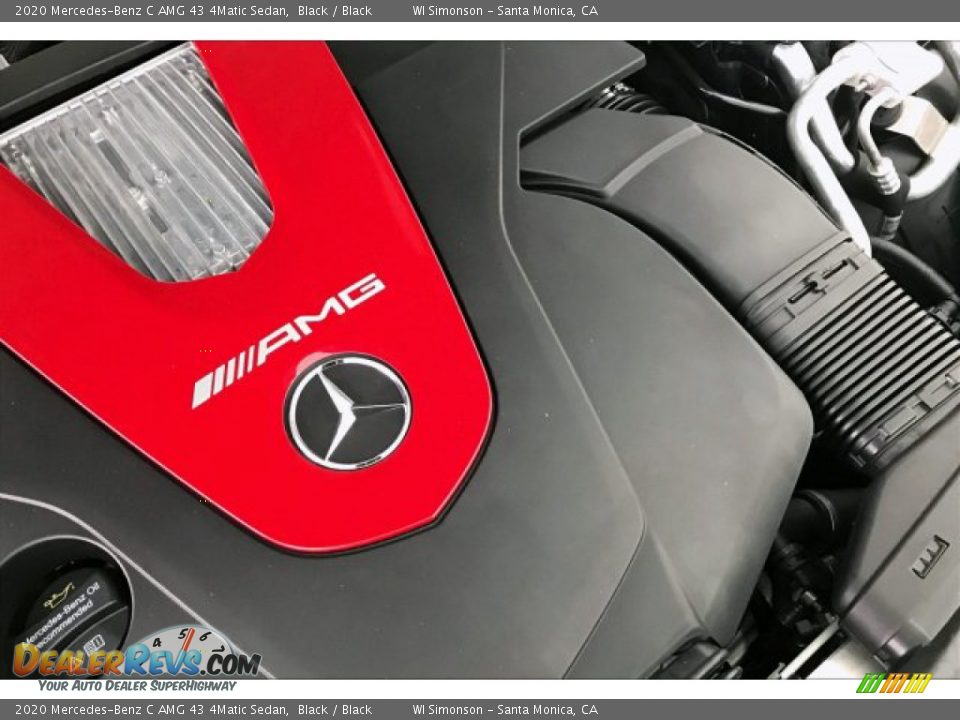 2020 Mercedes-Benz C AMG 43 4Matic Sedan Black / Black Photo #31