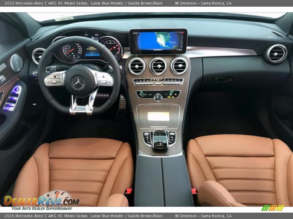 Front Seat of 2020 Mercedes-Benz C AMG 43 4Matic Sedan Photo #17