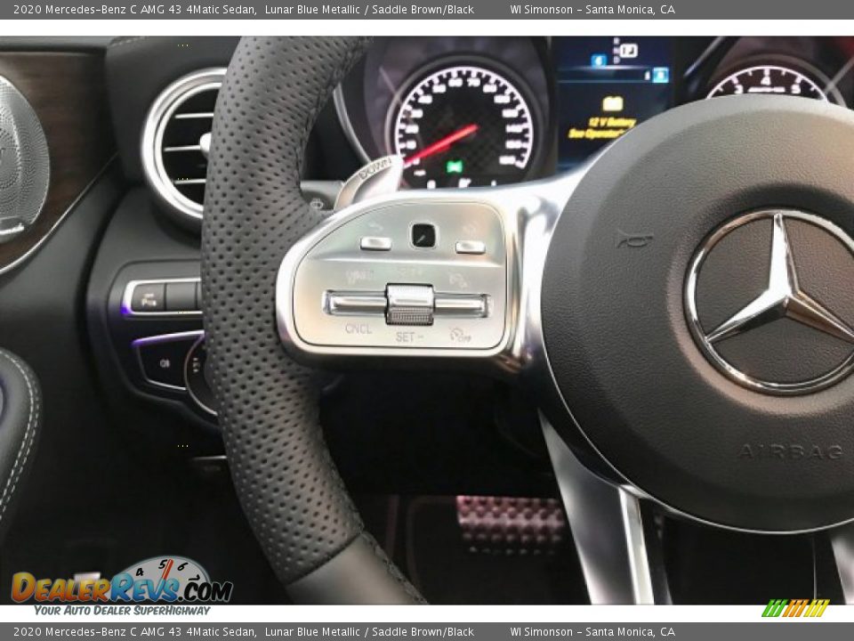 2020 Mercedes-Benz C AMG 43 4Matic Sedan Steering Wheel Photo #18