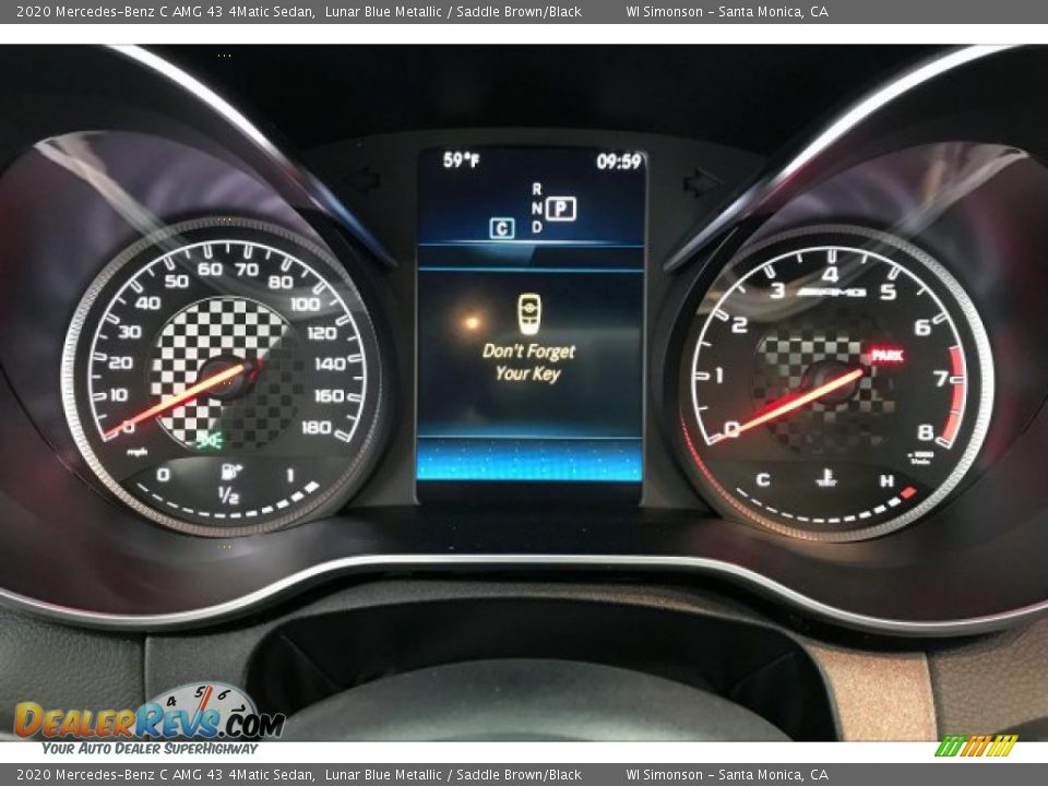 2020 Mercedes-Benz C AMG 43 4Matic Sedan Gauges Photo #20