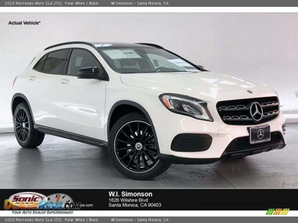 2020 Mercedes-Benz GLA 250 Polar White / Black Photo #1