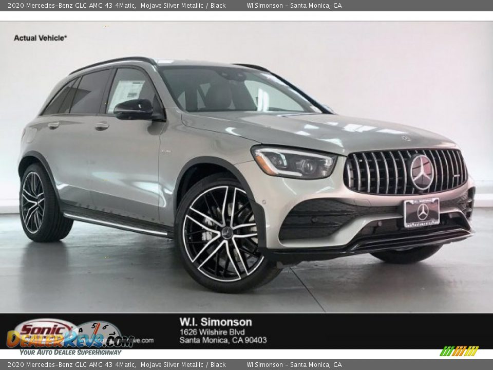 2020 Mercedes-Benz GLC AMG 43 4Matic Mojave Silver Metallic / Black Photo #1