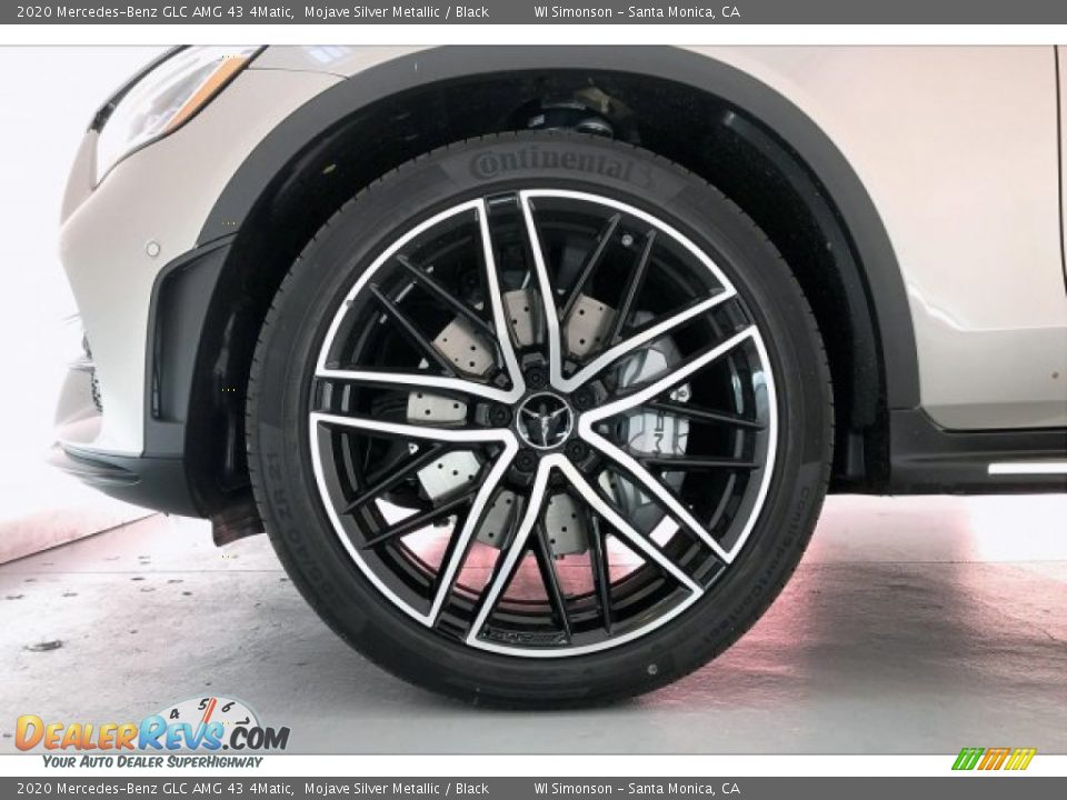 2020 Mercedes-Benz GLC AMG 43 4Matic Mojave Silver Metallic / Black Photo #8