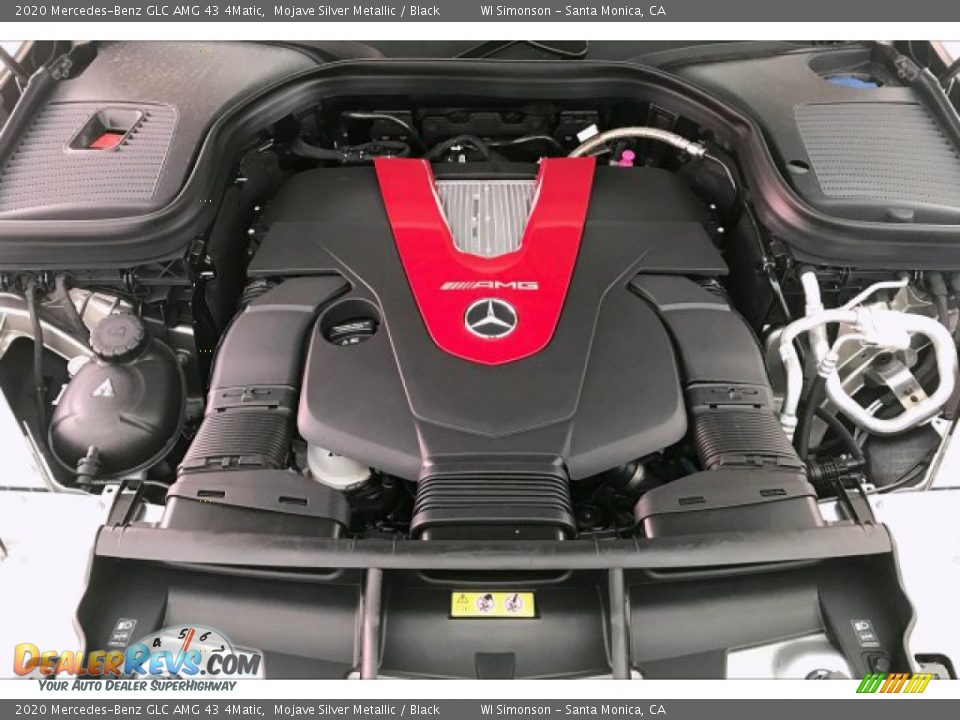 2020 Mercedes-Benz GLC AMG 43 4Matic Mojave Silver Metallic / Black Photo #9