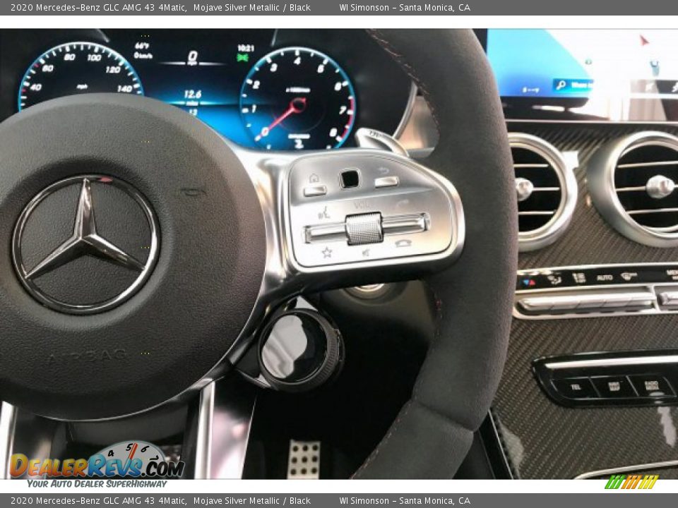 2020 Mercedes-Benz GLC AMG 43 4Matic Mojave Silver Metallic / Black Photo #19