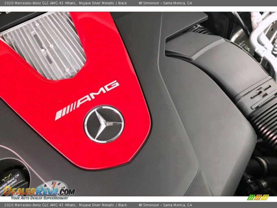 2020 Mercedes-Benz GLC AMG 43 4Matic Mojave Silver Metallic / Black Photo #30