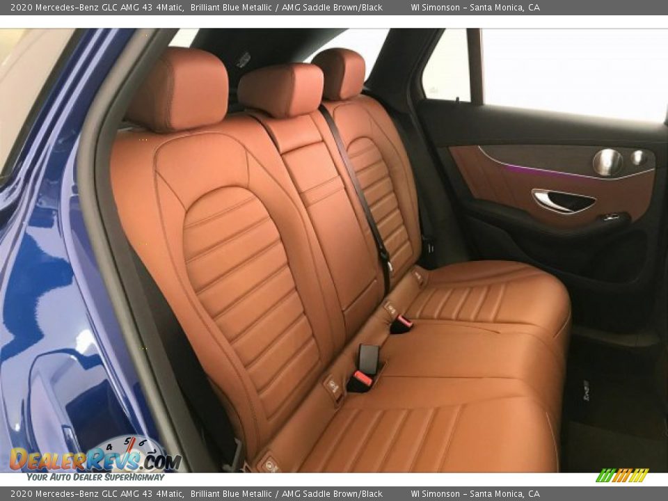 Rear Seat of 2020 Mercedes-Benz GLC AMG 43 4Matic Photo #13