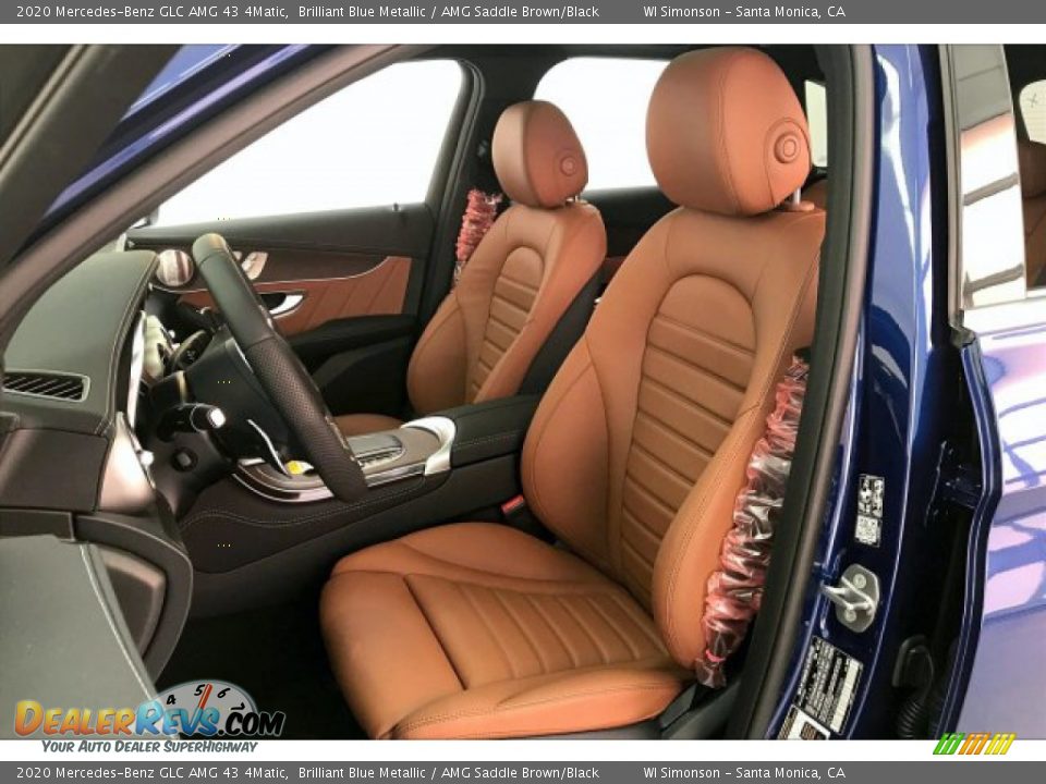 AMG Saddle Brown/Black Interior - 2020 Mercedes-Benz GLC AMG 43 4Matic Photo #14