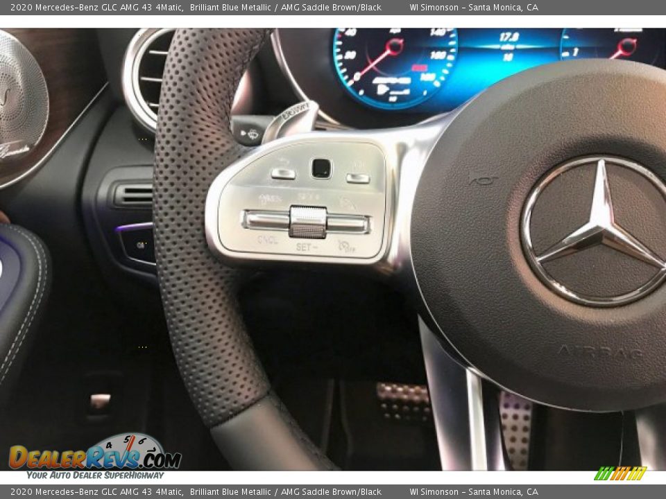 2020 Mercedes-Benz GLC AMG 43 4Matic Steering Wheel Photo #18