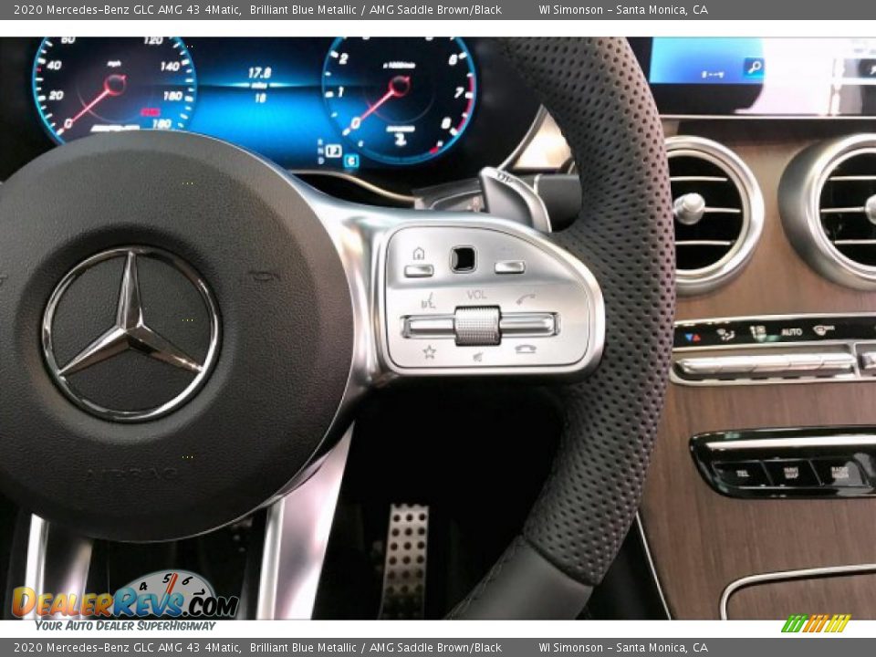 2020 Mercedes-Benz GLC AMG 43 4Matic Steering Wheel Photo #19