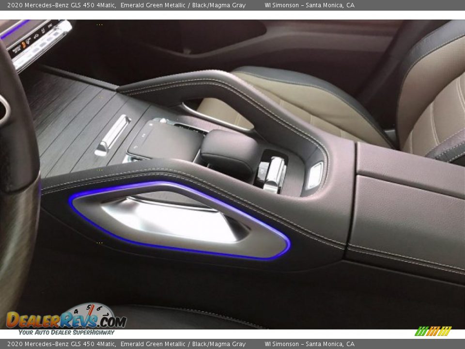 2020 Mercedes-Benz GLS 450 4Matic Emerald Green Metallic / Black/Magma Gray Photo #7