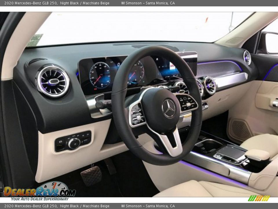 2020 Mercedes-Benz GLB 250 Night Black / Macchiato Beige Photo #4
