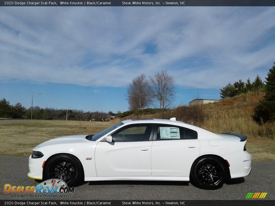 2020 Dodge Charger Scat Pack White Knuckle / Black/Caramel Photo #1