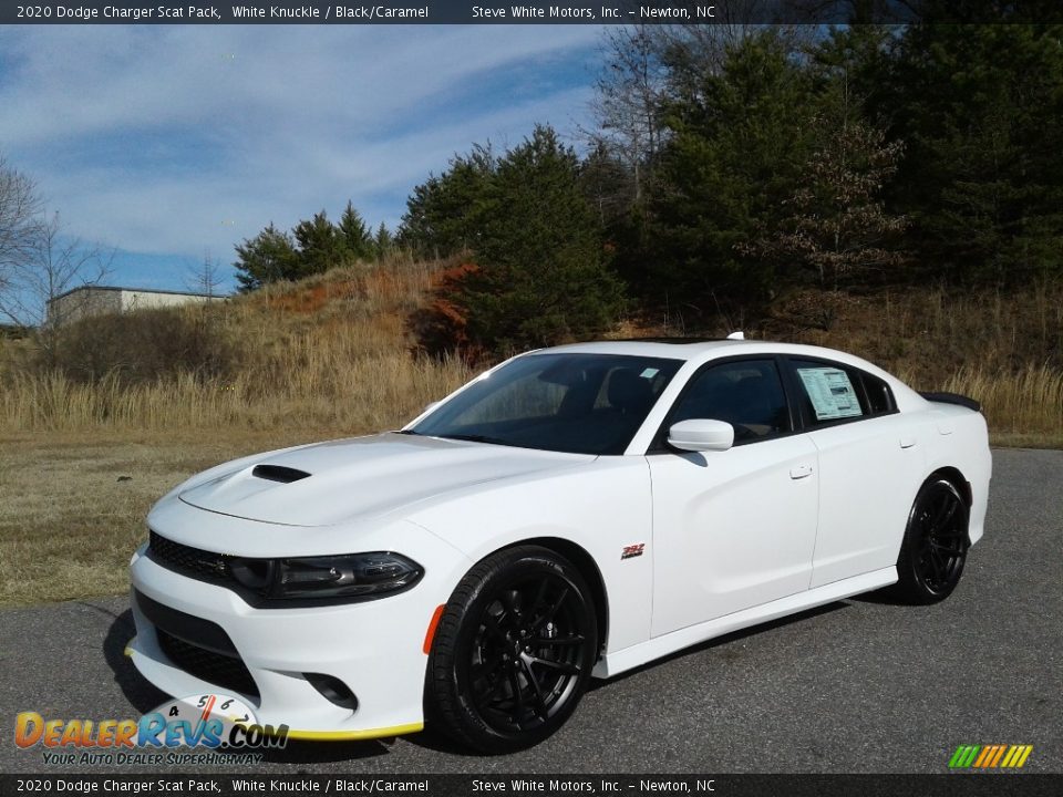 2020 Dodge Charger Scat Pack White Knuckle / Black/Caramel Photo #2