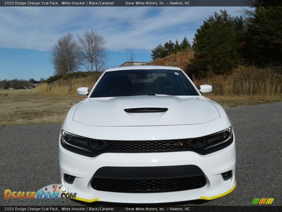 2020 Dodge Charger Scat Pack White Knuckle / Black/Caramel Photo #3
