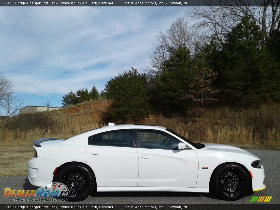 2020 Dodge Charger Scat Pack White Knuckle / Black/Caramel Photo #5