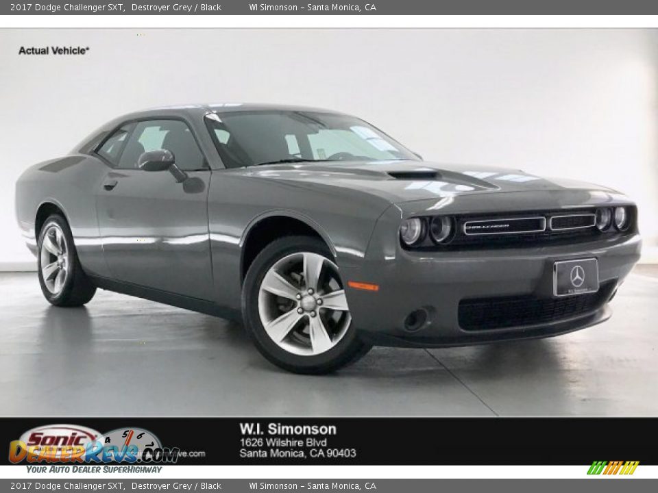 2017 Dodge Challenger SXT Destroyer Grey / Black Photo #1